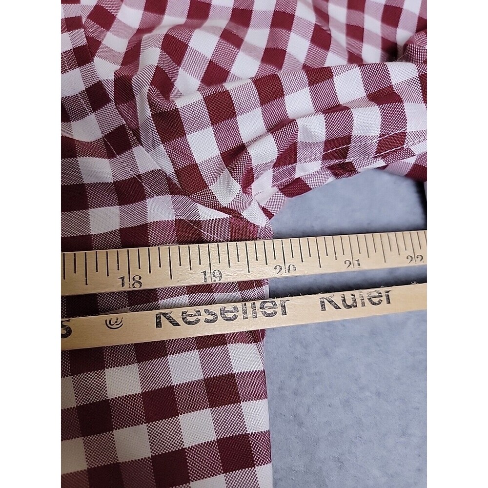 Brooks Brothers Shirt Mens L Fleece Red Plaid Supima Cotton Dad Preppy Logo - Picture 9 of 12